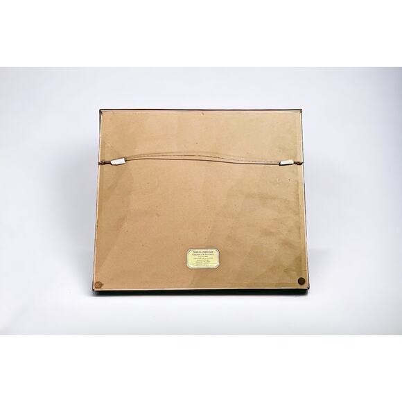 Chicken Gade Folk Art Print-Signed King-Framed 15x13-Caribbean Scene-Haitian - Picture 6 of 8